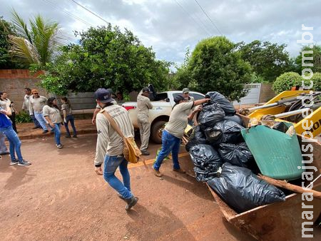 Saúde e Infraestrutura trabalham em conjunto por limpeza e eliminação de focos do Aedes aegypti Saúde e Infraestrutura trabalham em conjunto por limpeza e eliminação de focos do Aedes aegypti
