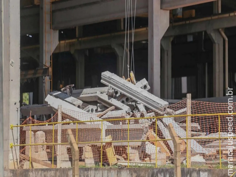 Trabalhador morre soterrado por 6 toneladas de concreto em fábrica de Campo Grande