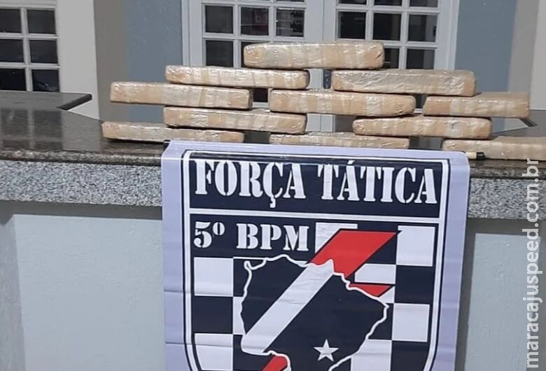 Adolescente de 17 anos é apreendido com 10 kg de maconha