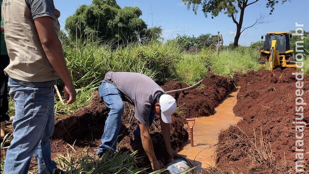 Aldeias de Dourados começam a receber obras para acabar com a falta de água Aldeias de Dourados começam a receber obras para acabar com a falta de água