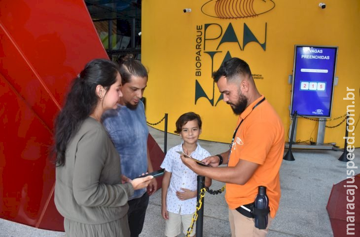Além do agendamento, Bioparque Pantanal disponibiliza vagas limitadas para cadastro no local Além do agendamento, Bioparque Pantanal disponibiliza vagas limitadas para cadastro no local