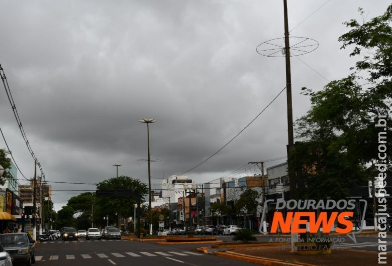 Avanço de frente fria oceânica causa instabilidade em MS nesta sexta Avanço de frente fria oceânica causa instabilidade em MS nesta sexta