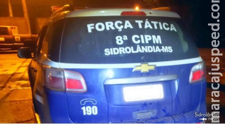 Em Sidrolândia, Polícia Militar realiza prisão de foragido da justiça 