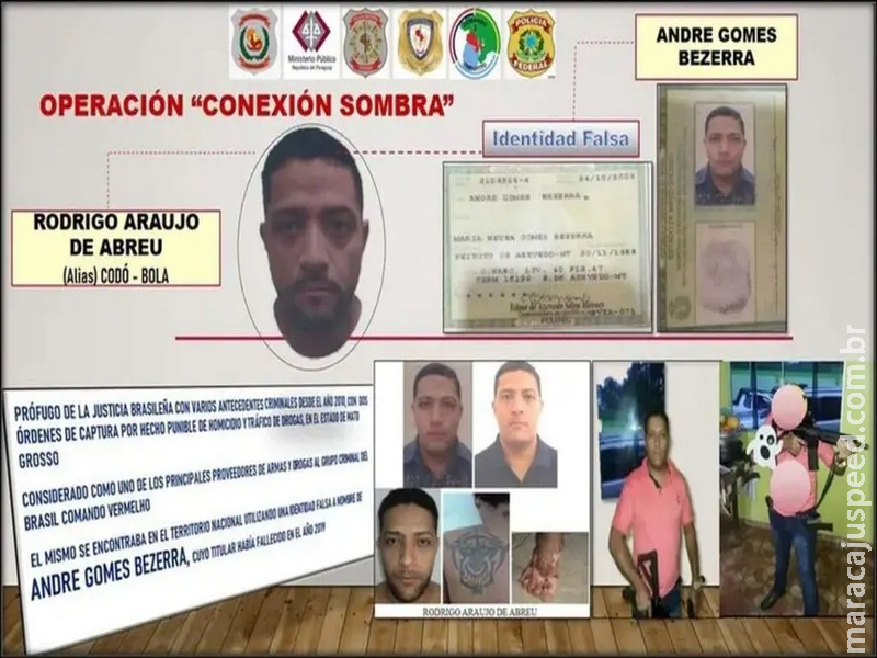 Fornecedor de armas do Comando Vermelho usava nome falso e era procurado no Brasil Fornecedor de armas do Comando Vermelho usava nome falso e era procurado no Brasil