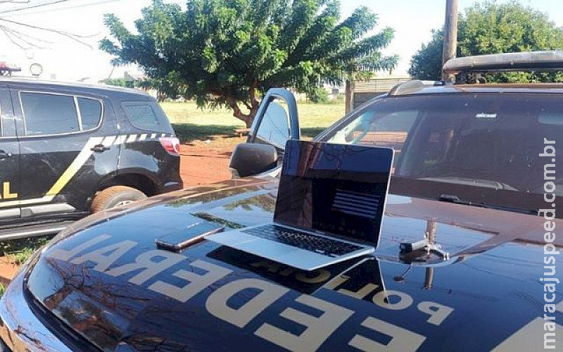 Homem é preso pela Polícia Federal em operação contra pornografia infantil em Dourados