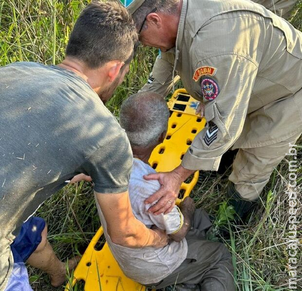 Idoso que estava desaparecido é encontrado debilitado em Angélica Idoso que estava desaparecido é encontrado debilitado em Angélica