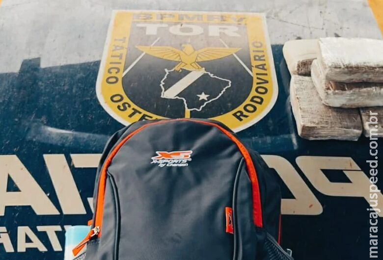 Jovem é preso com 3,5 quilos de maconha em ônibus na MS-288