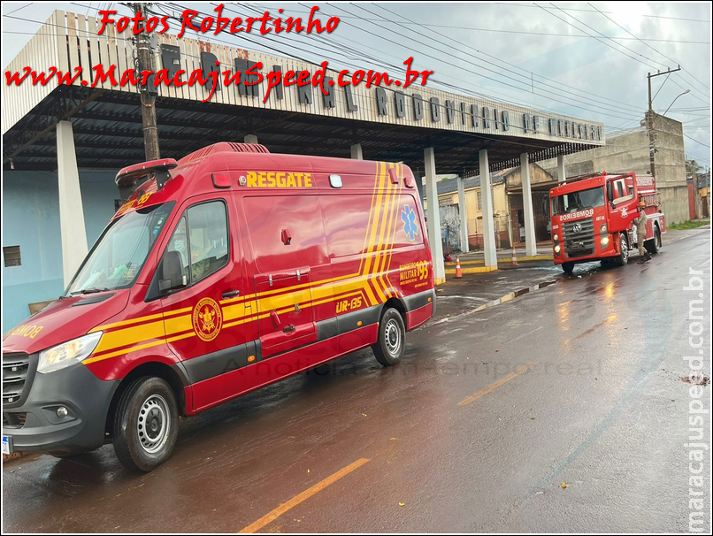 Maracaju: Bombeiros atendem ocorrência de acidente envolvendo motociclista e ônibus no Bairro Paraguai Maracaju: Bombeiros atendem ocorrência de acidente envolvendo motociclista e ônibus no Bairro Paraguai