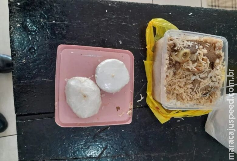 Mulher entra em presídio com mais de 200 g de cocaína escondida em marmita 