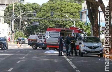 Mulher morre atropelada no Centro de Campo Grande