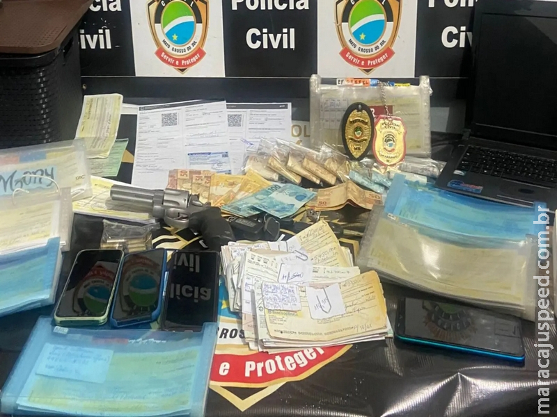 Operação cumpre mandados de busca contra agiotagem e tráfico de drogas e um é preso em flagrante