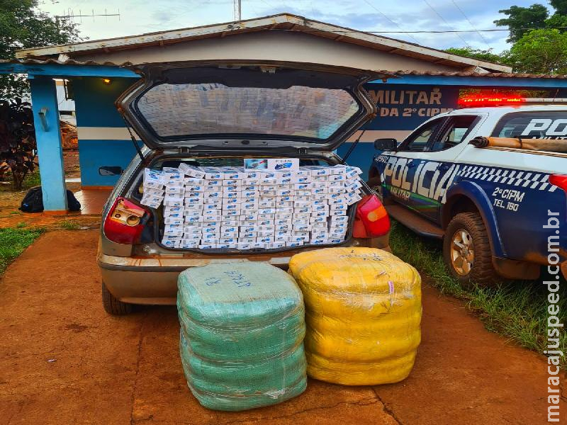 Polícia Militar de Maracaju apreende cigarros e roupas oriundos do contrabando na MS-164 Polícia Militar de Maracaju apreende cigarros e roupas oriundos do contrabando na MS-164