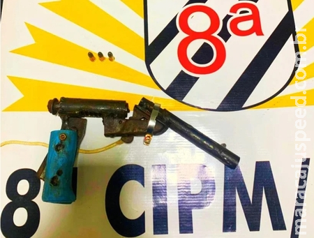 Polícia Militar prende em flagrante homem por porte ilegal de arma de fogo em Sidrolândia
