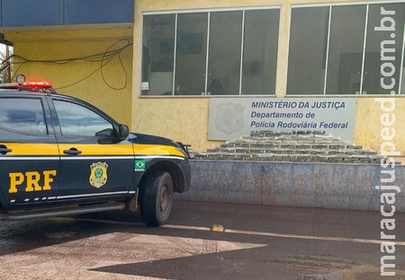 PRF apreende 101 Kg de pasta base de cocaína em Corumbá (MS) PRF apreende 101 Kg de pasta base de cocaína em Corumbá (MS)