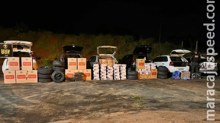 Seis veículos com produtos contrabandeados do Paraguai foram apreendidos pelo DOF em Sidrolândia Seis veículos com produtos contrabandeados do Paraguai foram apreendidos pelo DOF em Sidrolândia