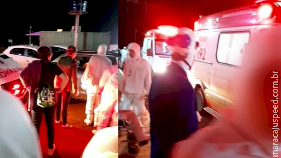 Vazamento de amônia no frigorífico JBS de Dourados causa pânico e lota hospital Vazamento de amônia no frigorífico JBS de Dourados causa pânico e lota hospital