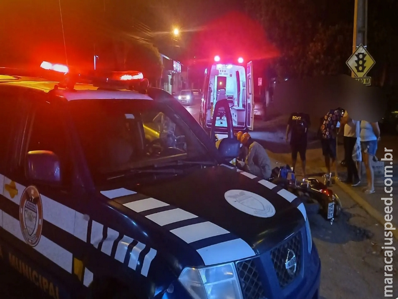 Bêbado, idoso colide carro com motocicleta e não consegue fazer teste do bafômetro