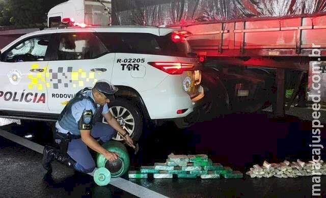 Caminhoneiro sul-mato-grossense é preso em SP com droga em botijão de gás