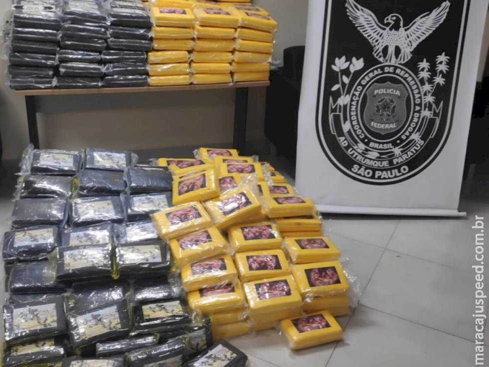 Carreta com placas de MS é apreendida com quase meia tonelada de cocaína 