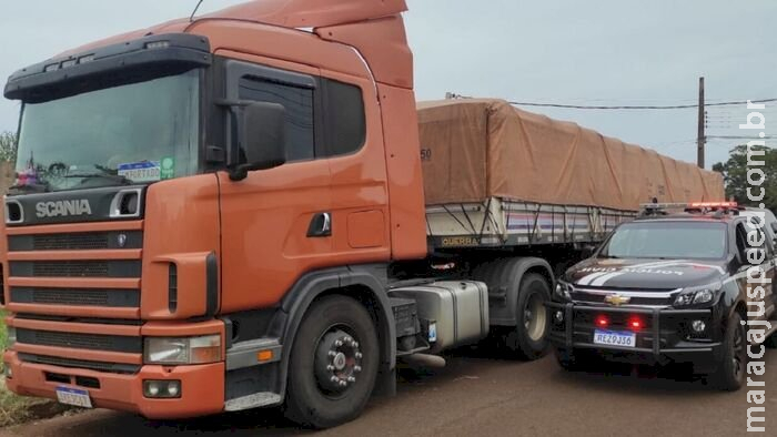 Carreta é recuperada em Rio Brilhante e vítima escapa de cativeiro