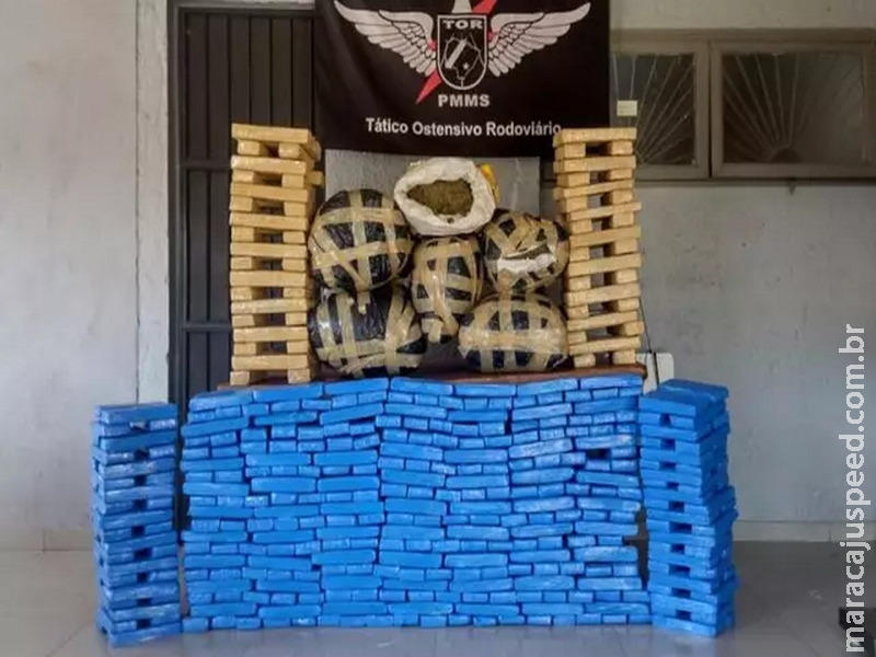 Com carro roubado, traficante é preso transportando R$ 1 milhão em droga