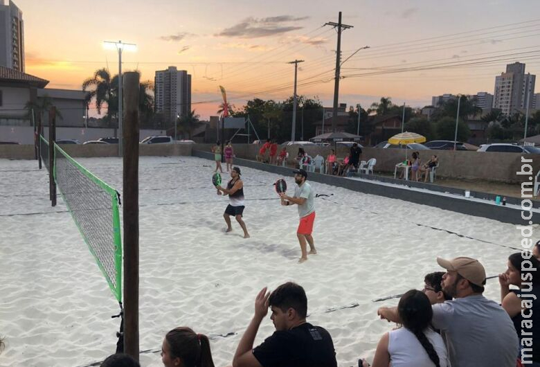 Etapas nacionais de beach tennis acontecem esse mês em MS Etapas nacionais de beach tennis acontecem esse mês em MS