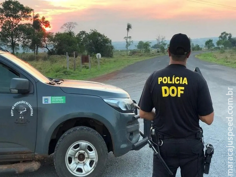 Foragido da Justiça é preso por agentes do DOF durante abordagem em Caarapó Foragido da Justiça é preso por agentes do DOF durante abordagem em Caarapó