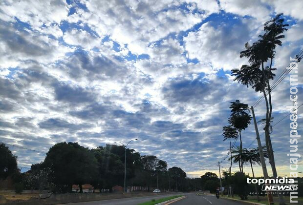 Frente fria avança e quarta-feira terá pancadas de chuva em MS
