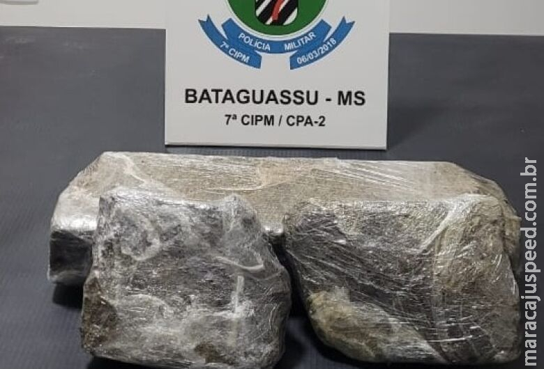 Homem é preso com tabletes de maconha em distrito de Bataguassu