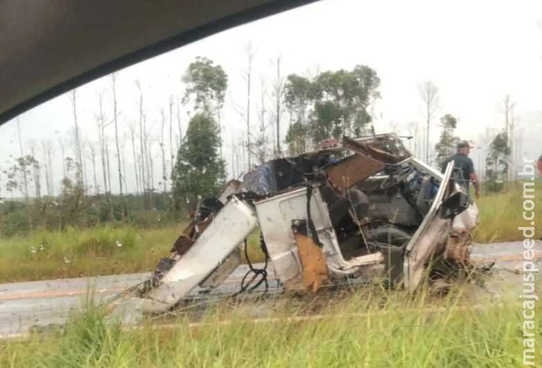 Homem morre e três ficam feridos em acidente na região de fronteira Homem morre e três ficam feridos em acidente na região de fronteira