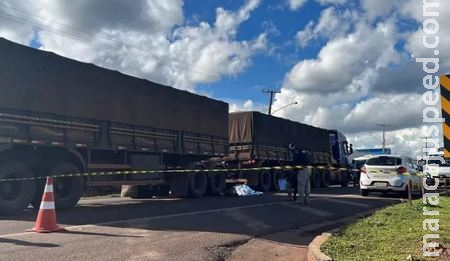 Idoso de 66 anos morre após ser atropelado por carreta na BR-163 Idoso de 66 anos morre após ser atropelado por carreta na BR-163