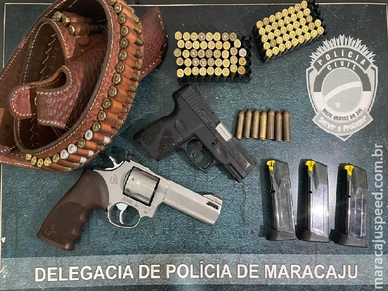 Maracaju: Polícia Civil, através do SIG, prende homem acusado de tentar matar dois indivíduos após discussão de trânsito, na Rua 11 de Junho