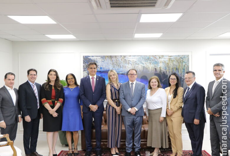 Ministro do TST faz visita institucional no TJMS