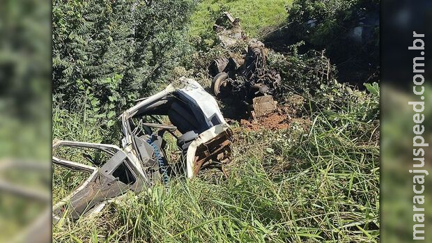 Motorista morre em acidente na Serra de Rio Negro em MS Motorista morre em acidente na Serra de Rio Negro em MS