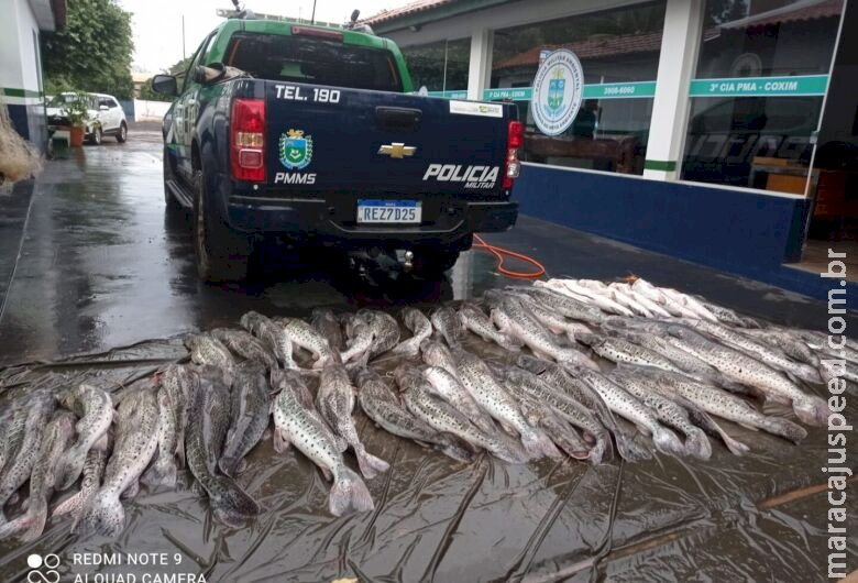 Pescador é preso e autuado em R$ 10,2 mil por pesca predatória