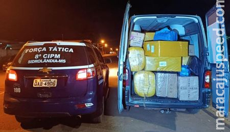 Polícia Militar efetua prisão em flagrante de dois homens por contrabando e descaminho em Sidrolândia