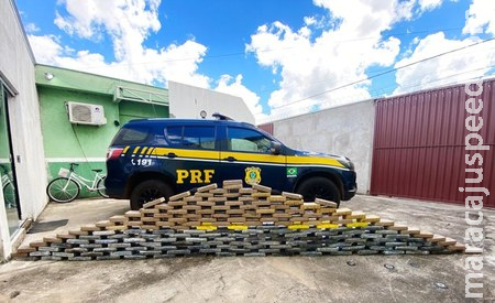 PRF apreende 104,8 Kg de cloridrato de cocaína e 82,2 Kg de pasta base de cocaína em Miranda