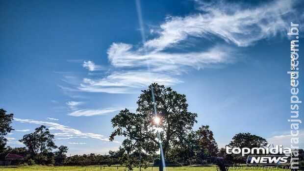 Sábado começa com sol e altas temperaturas, mas deve chover ao longo do dia