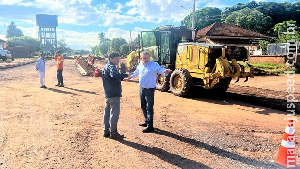 Secretário fiscaliza canteiros de obra em Três Lagoas; Governo enviou mais de R$ 33 milhões