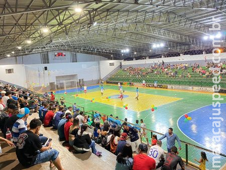 1° Jogos Abertos de Sidrolândia reúne 50 equipes de 12 municípios 1° Jogos Abertos de Sidrolândia reúne 50 equipes de 12 municípios