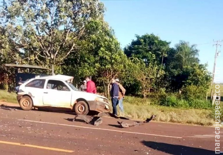 Acidente com morte na MS-164 deixou dois ocupantes de SUV feridos