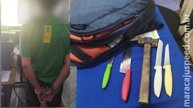 Adolescente escolheu vítima de maneira aleatória para cometer ataque em frente a escola