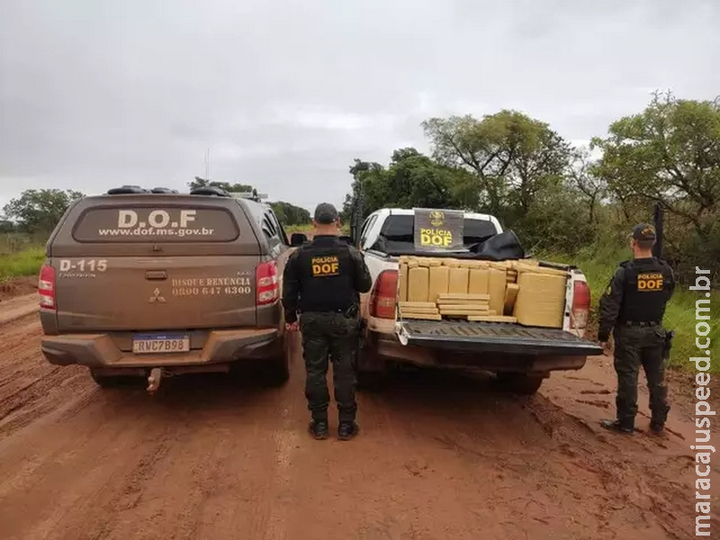 Carga de maconha avaliada em R$ 2,3 milhões é apreendida Carga de maconha avaliada em R$ 2,3 milhões é apreendida