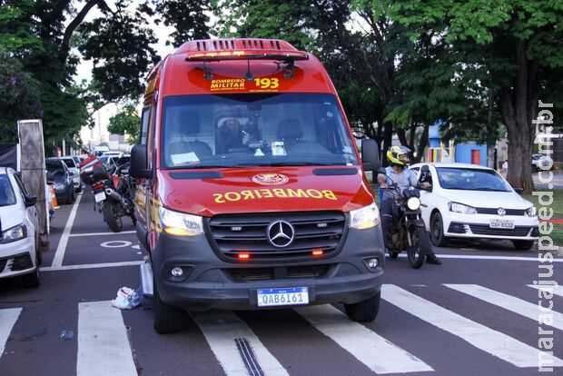 Criança fica em estado grave após ser atropelada por ônibus na Afonso Pena Criança fica em estado grave após ser atropelada por ônibus na Afonso Pena