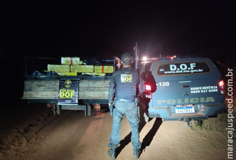DOF apreende mais de 3,5 toneladas de drogas e recupera veículo furtado DOF apreende mais de 3,5 toneladas de drogas e recupera veículo furtado