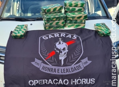 GARRAS apreende veículo Vectra em Sidrolândia com carga de maconha e skunk durante operação HORUS