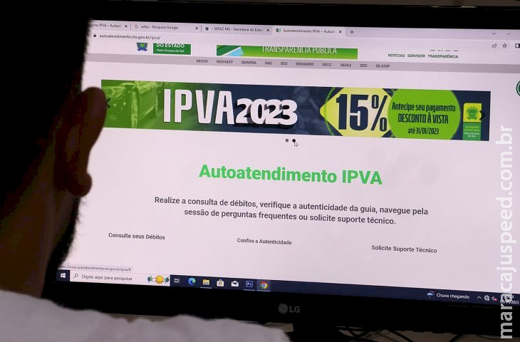 Hoje é o último dia para quitar 5ª parcela do IPVA 2023 Hoje é o último dia para quitar 5ª parcela do IPVA 2023