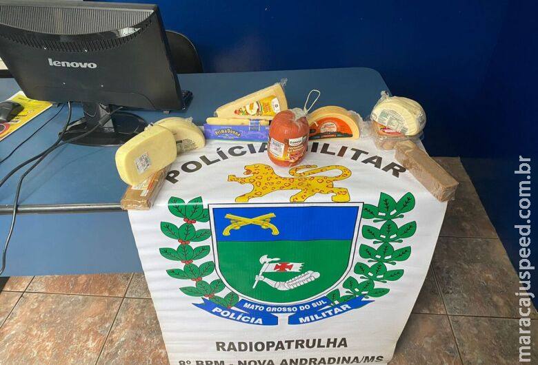 Homem é preso após furtar produtos em supermercado