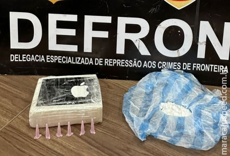 Homem é preso com tablete e porções de cocaína avaliadas em R$ 30 mil 