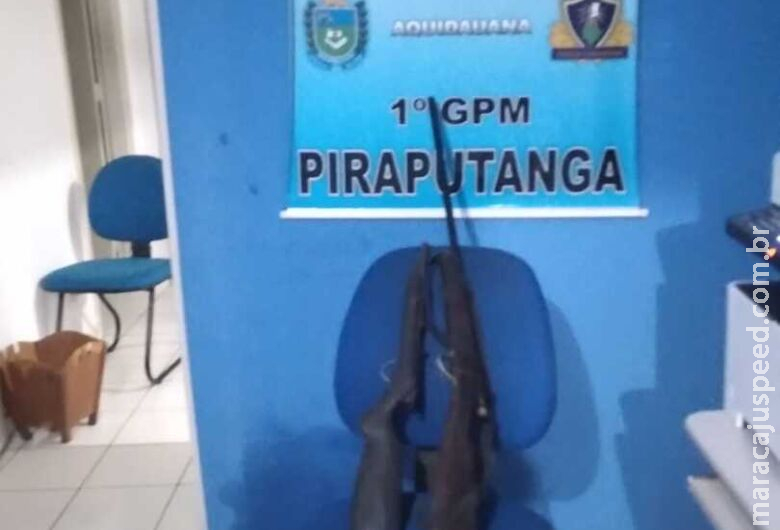 Homem embriagado é preso após efetuar disparos de arma de fogo